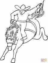 Cowboy On The Horse coloring Page  Free Printable Coloring Pages sketch template