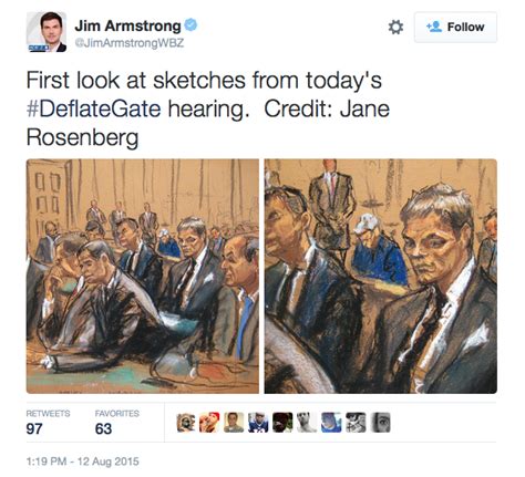 Courtroom Sketch of Tom Brady Goes Viral