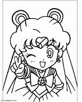 Sailor Moon Coloring Pages Mars sketch template