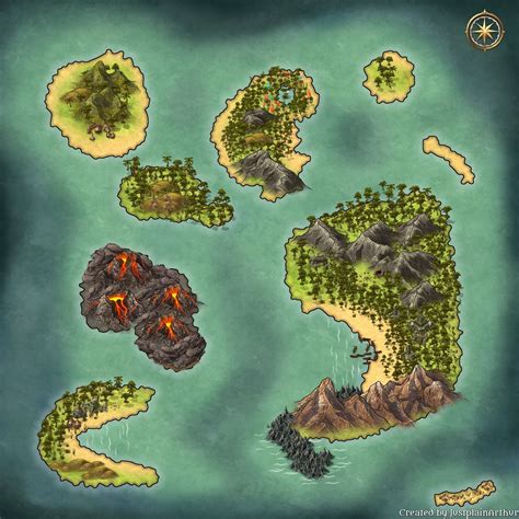 Archipelago map : inkarnate | Fantasy map, Map, Game art