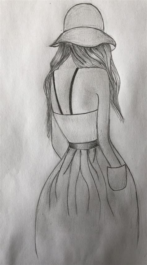 #drawing ideas cute #für #Mädchen #Sie #wieder #Zeichenideen girls back ...