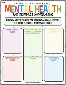 Fun Worksheets Mental Health - mhilmiastrip