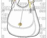 Vintage Coach Willis Bag Coloring Page Digital Download  Etsy sketch template