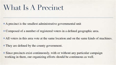 PRECINCT ORGANIZATION - Wilkes Democratic Party