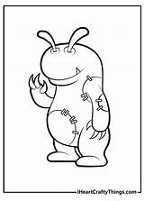 Free Monsters Vs Aliens Coloring Pages sketch template