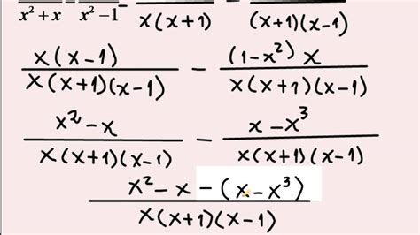 Resta De Fracciones Algebraicas Paso A Paso