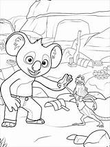 Blinky Bill coloring pages sketch template