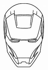 Iron Man Face Coloring Page  Free Printable Pages For Kids sketch template