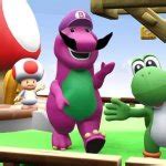 mario barney dinosaur Meme Generator - Imgflip