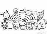 Sanrio Coloring Pages Printable sketch template