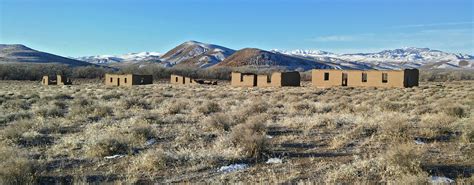 West side of the fort: Fort Churchill State Historic Park, Nevada