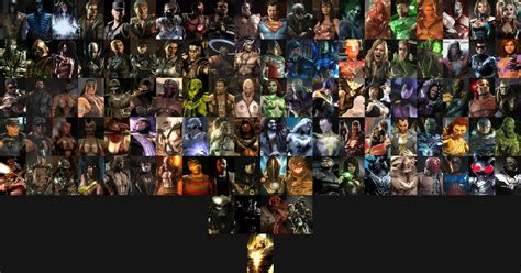 Mortal Kombat vs DC Universe Complete Characters by MnstrFrc on DeviantArt