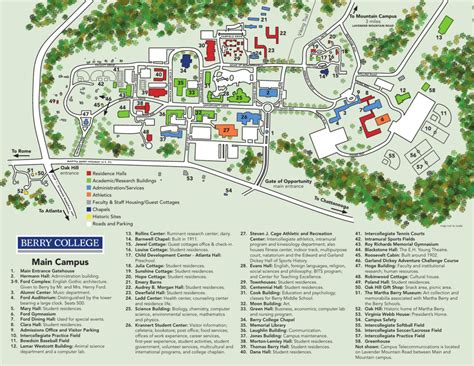 Campus Map - Berry College