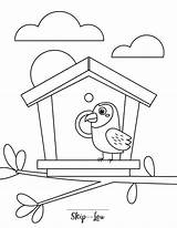 Free Printable Bird Coloring Pages  Skip To My Lou sketch template