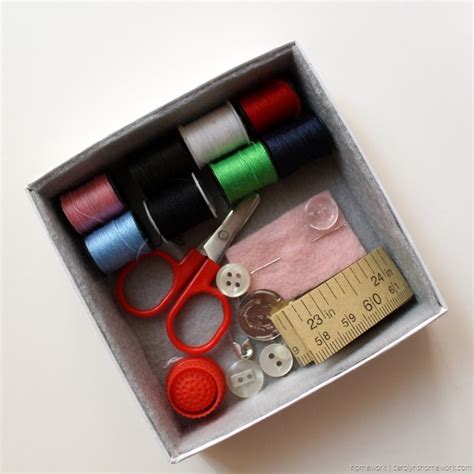 homework: SEW & TELL: DIY Sewing Kit Gift Box