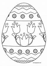 Free Printable Easter Egg Coloring Pages sketch template