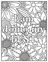 35 Positive Affirmations Coloring Pages  Free PDF Printables sketch template