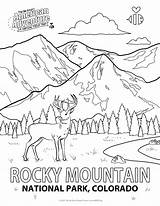 Rocky Mountain Coloring Pages sketch template