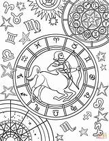 Printable Zodiac Coloring Pages  Word Searches sketch template