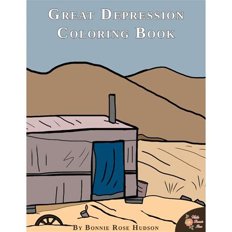 Great Depression Coloring Book-Levels A, B, or C - WriteBonnieRose.com