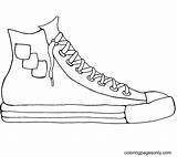 91 Shoe Coloring Pages  ColoringPagesOnlycom sketch template
