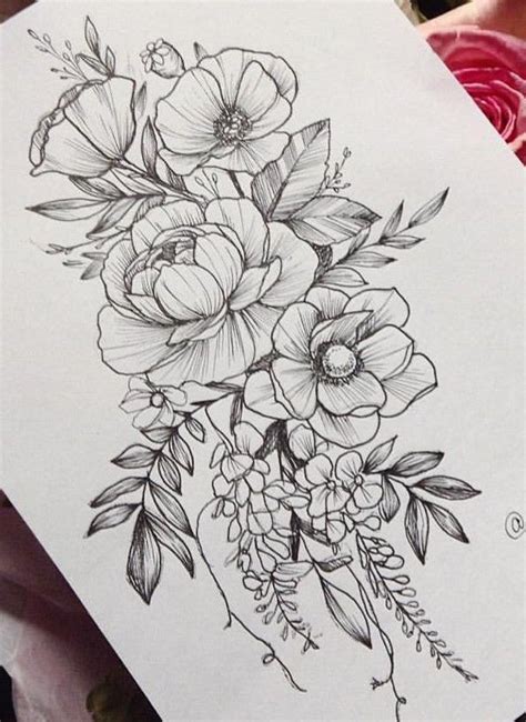 Pin by raymundo villalvazo on dibujo | Flower tattoo drawings, Tattoos ...