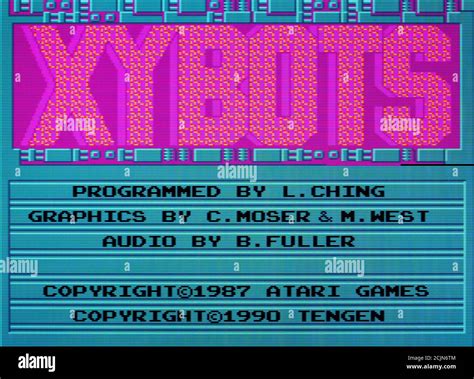 Xybots - Nintendo Entertainment System - NES Videogame - Editorial use only Stock Photo - Alamy