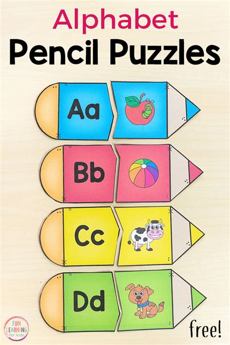 Alphabet Puzzle Printable