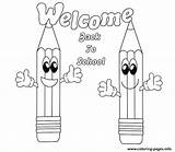 Welcome Back To School Coloring Sheet Pages sketch template