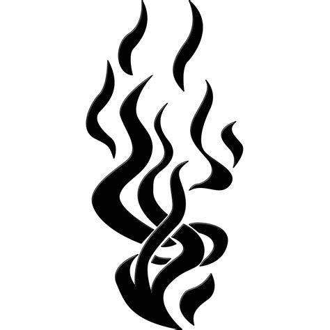 Flames Silhouette Shape - Free image on Pixabay