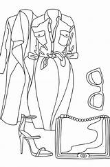 Fashion & Style coloring Pages For Adults  Online Or Printable sketch template