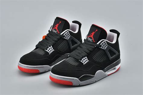 Black Red Air Jordan 4 (IV) Retro “Bred” 2019 - FavSole.com