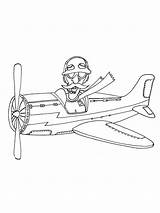 Old Pilot coloring Page  Download Print Or Color Online For Free sketch template
