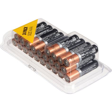 Duracell AAA 1.5V Alkaline Coppertop Batteries MN2400B24Q B&H