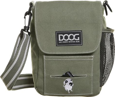 Doog Shoulder Bag Dog Walking Accessory Treat Bag Green: Amazon.co.uk: Pet Supplies