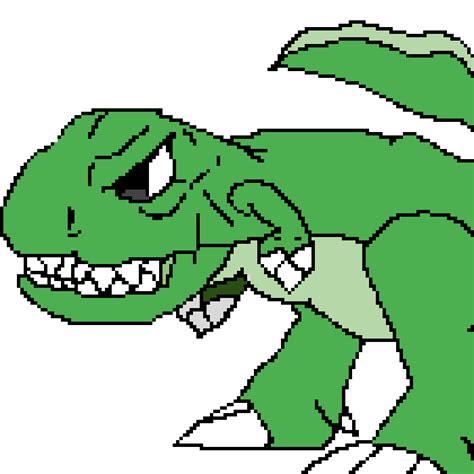 Dinopixel final boss dinotur it made this up pixel art