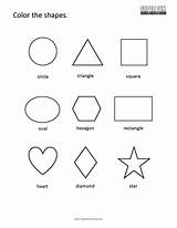 Basic Shapes 9  Super Fun Coloring sketch template