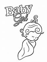 Sleeping Baby Coloring Page sketch template