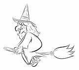 Witch Printable Coloring Pages sketch template