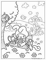 My Melody Coloring Pages Free PDF Printables – Mondaymandalacom sketch template