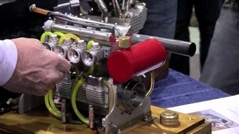 1/4 Scale Running Model Offenhauser (Offy) Engine By Ron Colonna - YouTube