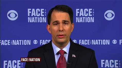 Scott Walker promises a "contrast" with Clinton's foreign policy - CBS News