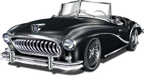 Vintage Car Vector Free ~ Vector Vintage Classic Car Royalty Vehicle Library Graphic Pngkit ...