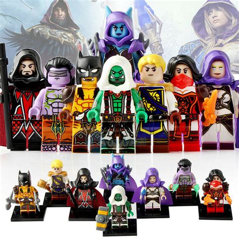 8pcs/set World Of Warcraft Minifigures Thrall Rexxar Medivh Sylvanas Lego Toy - Figures