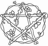 Pentacle Coloring Pages sketch template