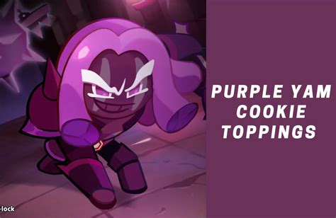 Purple Yam Cookie Toppings Build (Cookie Run Kingdom)