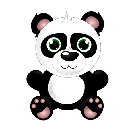 Baby Panda Clipart Clip Art Library - Riset