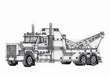 Trucks To Color Printable sketch template