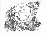 Pentacle Coloring Pages Sketch Page sketch template