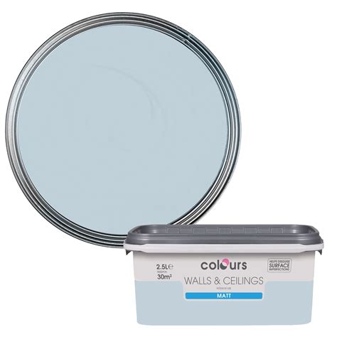 Colours Oxygen Matt Emulsion Paint 2.5L | Departments | DIY at B&Q | Colours, Bathroom mood ...